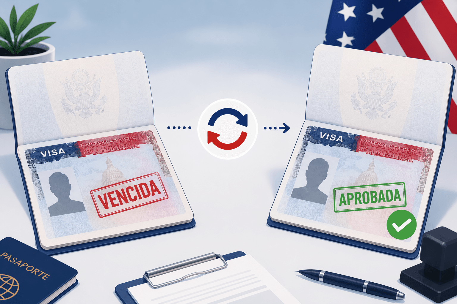 Renovación de visa B1/B2